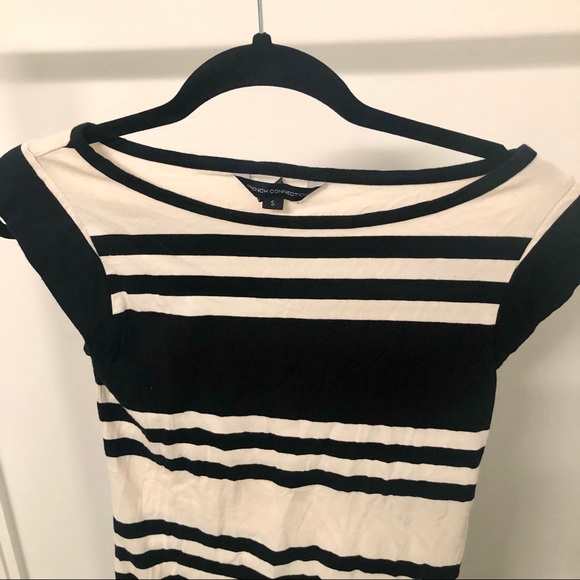 French Connection Striped T-Shirt - Picture 4 of 6